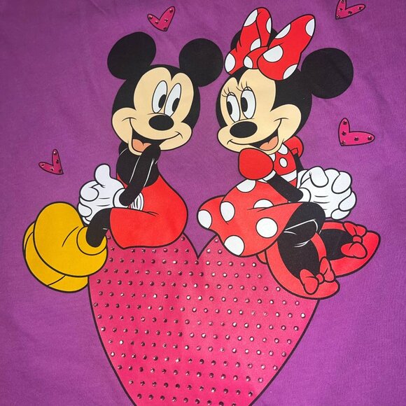 DISNEY Authentic Micky & Minnie Mouse T-Shirt *BRAND NEW WITH TAG* (SIZE SMALL) - Picture 3 of 5